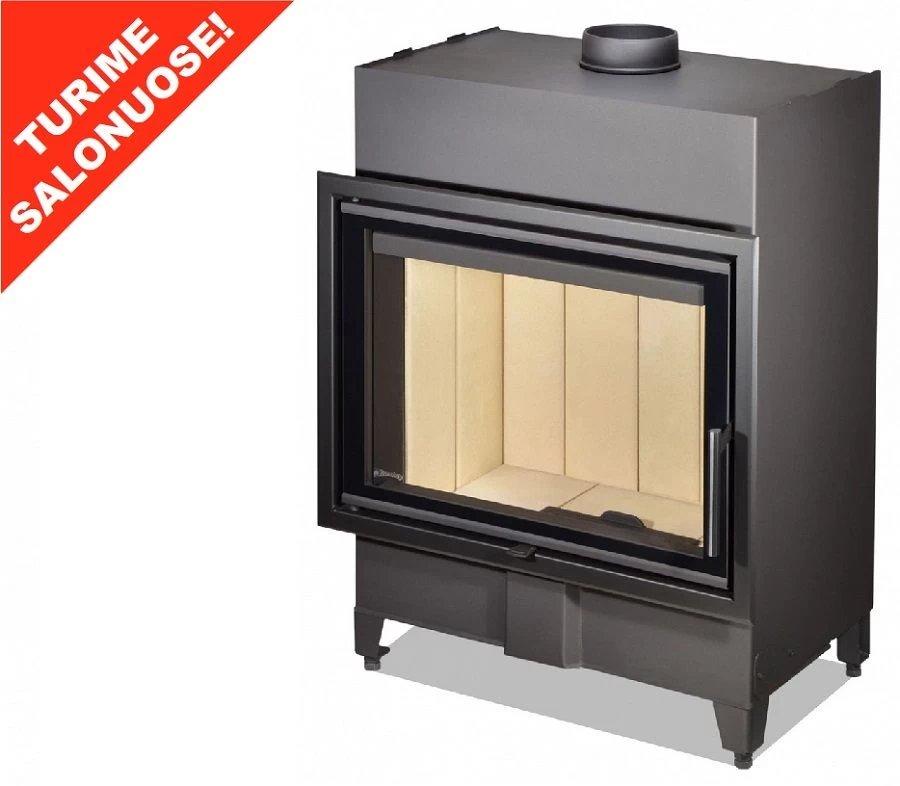 Plieninis židinio ugniakuras Romotop KV HEAT H2Z01 70.50.01 (gylis 490mm)