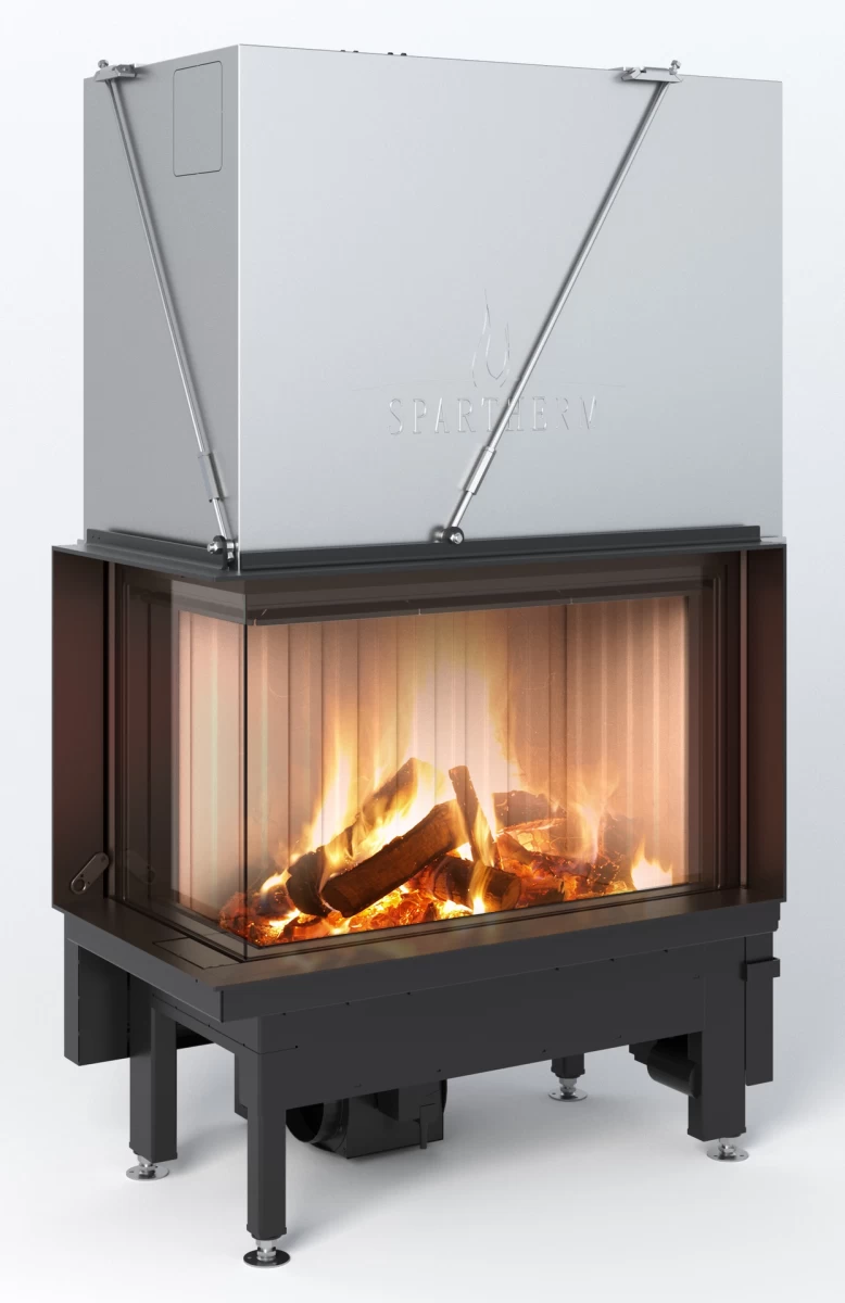 Plieninis židinio ugniakuras Spartherm Premium V-2L-68h, ø200 mm