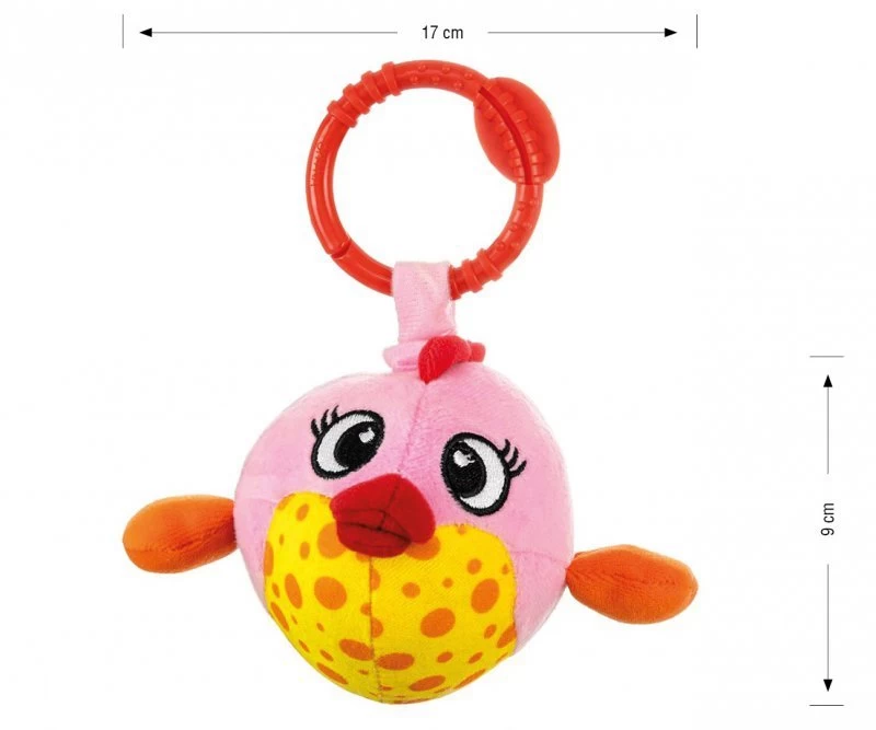 Pliušinis Pakabukas Su žuvimi - žuvytė - 2882 Pink