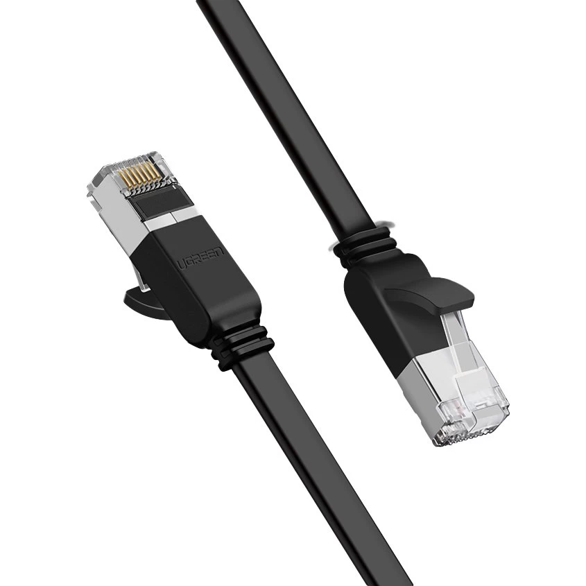 Plokščias Sujungimo Laidas Ethernet Tinklo Kabelis Rj45 Cat 6 Utp 1000 Mbps 0,5 M