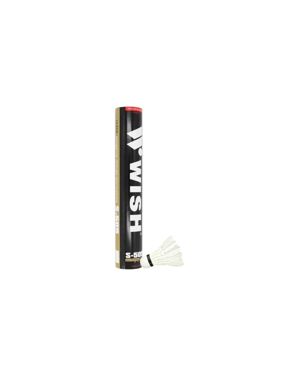 Plunksniniai badmintono skraidukai WISH S505 (12 vnt.) Plunksniniai badmintono skraidukai WISH S505 (12 vnt.)