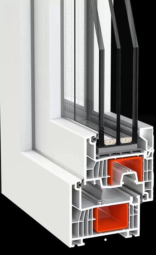 Aukščiausios kokybės PVC langai  Framex-80
