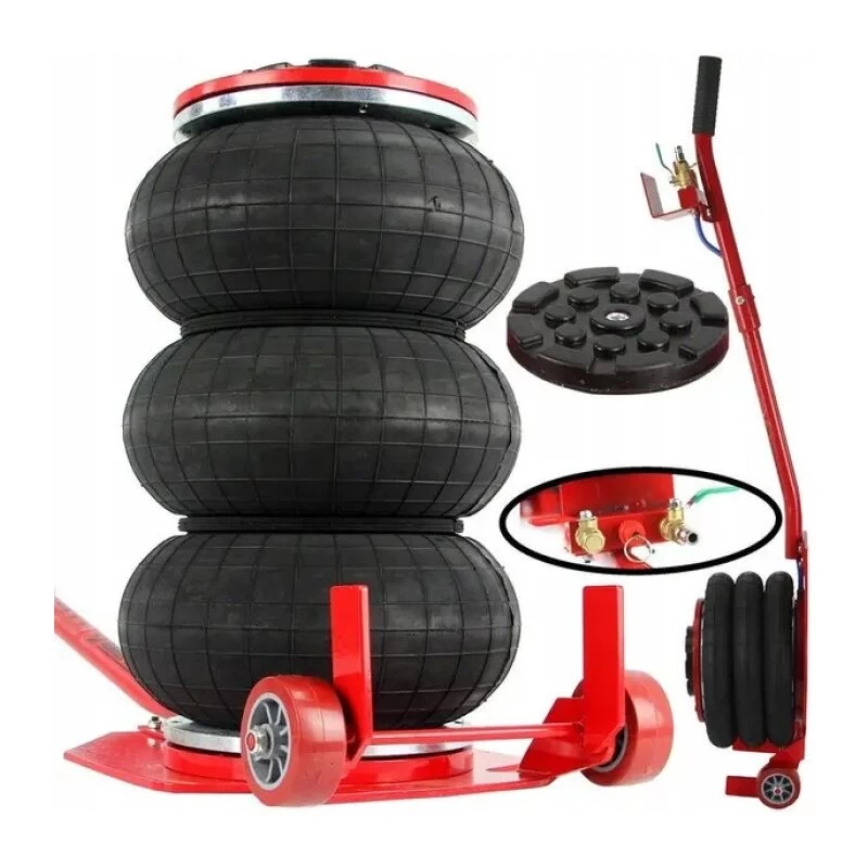 Pneumatinis domkratas su 3 oro pagalvėmis, 4T, Midori Japan, MJ-448