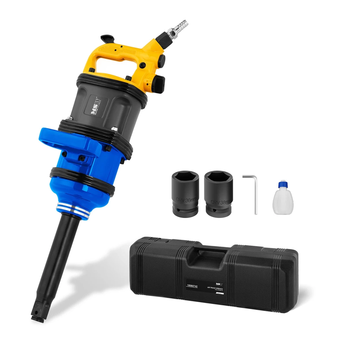 Pneumatinis Ratų Veržliaraktis 1 2300 Aps/min + Dėklas Msw-atw4600