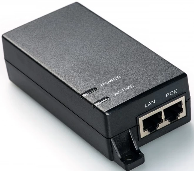 Poe 802.3af Maitinimo šaltinis / Adapteris, Maks. 48 V 15,4 W Gigabit 10/100/1000 Mbps, Aktyvus