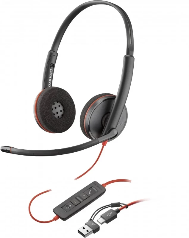 Poly Ausinės Blackwire 3220 Usb-a/c 8x228a6