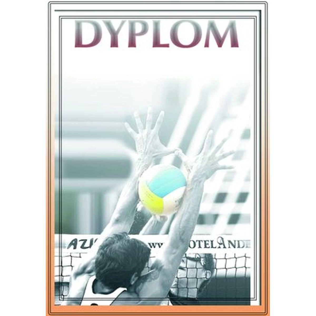 Popierinis Diplomas - Tinklinio Kamuolys (25 Vnt.) Dyp81