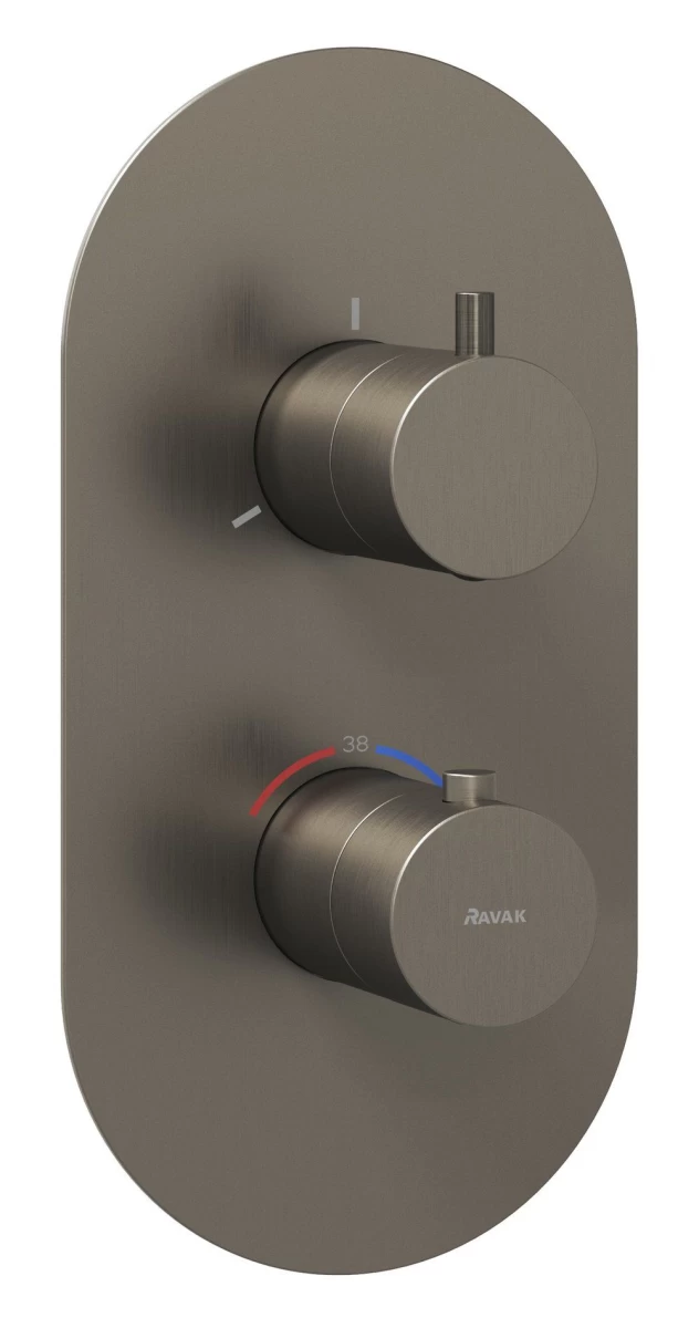 Potinkinis termostatinis maišytuvas Ravak Espirit, grafito, X070326