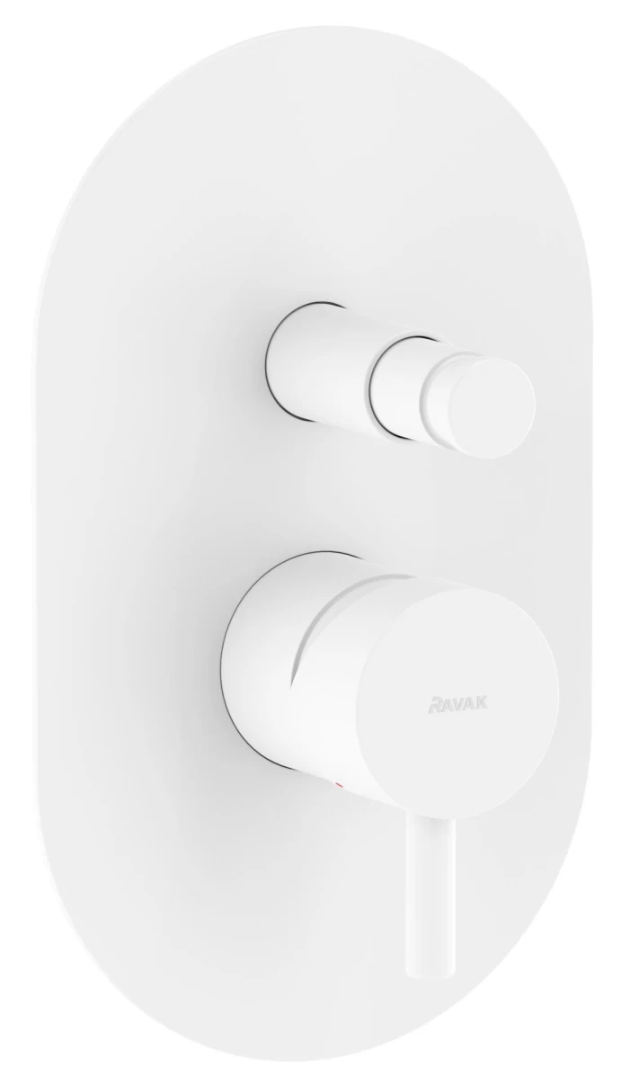 Potinkinis vonios/dušo maišytuvas Ravak Espirit, balta matinė, X070247