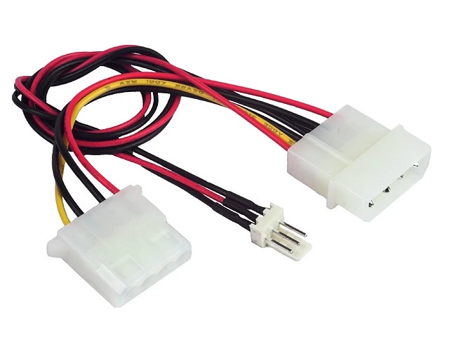 Power adapter 2xMolex/   1x3PIN Cooling Fan