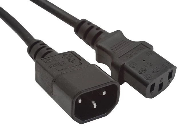 Power Cord Extension     (C13/C14) VDE 1.8m