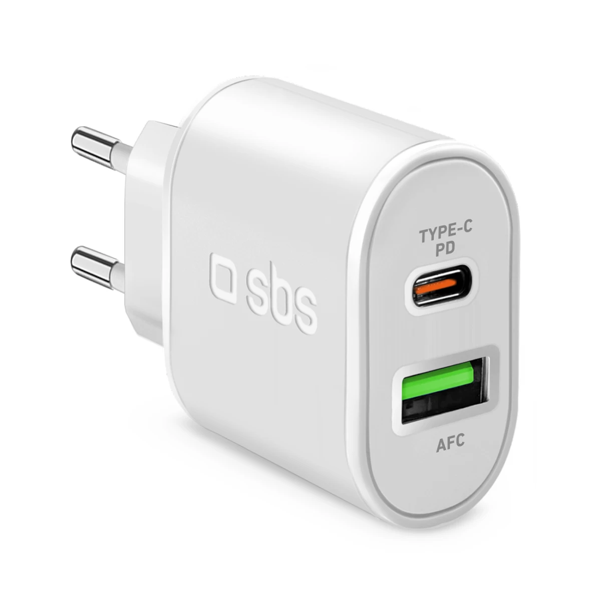 Power Delivery Usb-a Usb-c 20w 20w Tinklo įkroviklis - Baltas