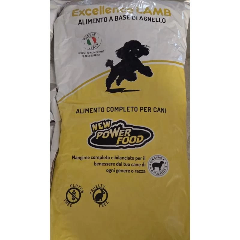 POWER FOOD Lamb pašaras šunims su ėriena 20kg