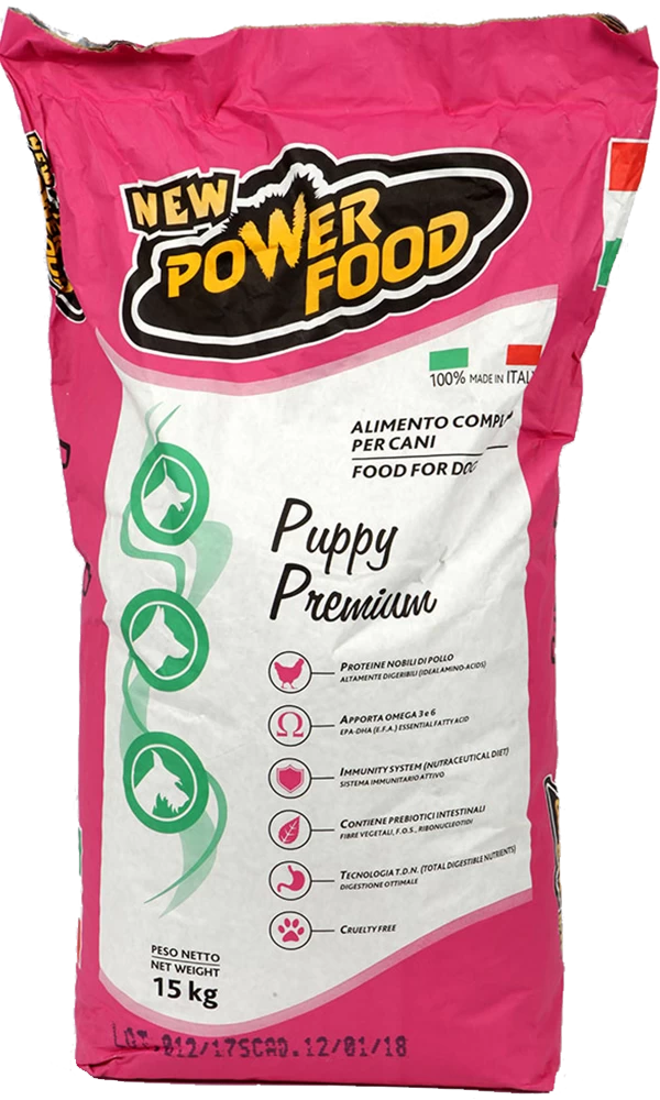 POWER FOOD Premium Puppy pašaras šuniukams 15kg, PERFPUP015