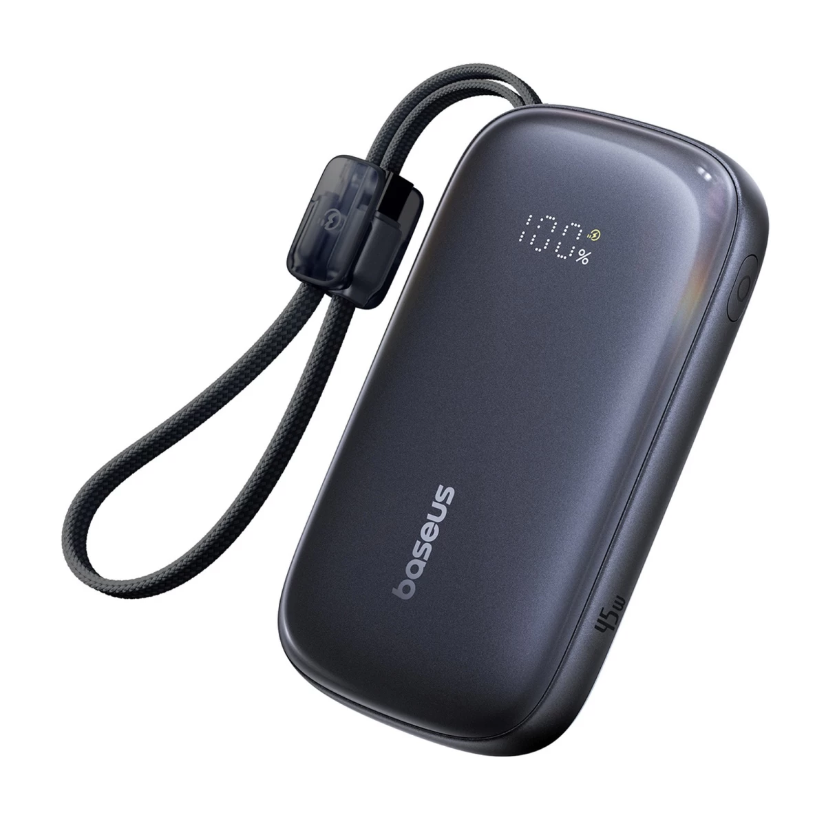 powerbank 10000 Mah 45 W Su Laidu Su Dirželiu enerfill Fc21 Qpow 3 Ultra - Juodas