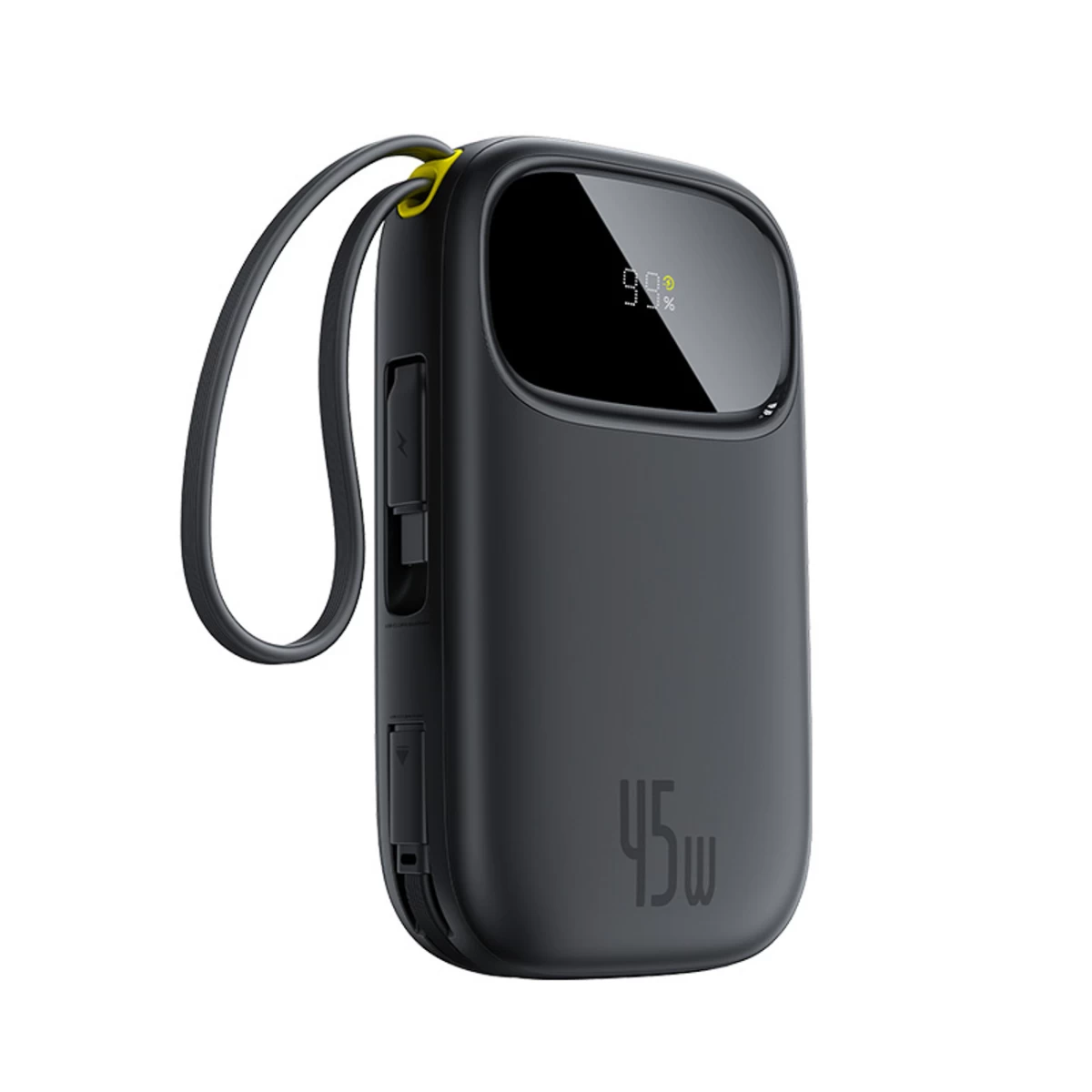 powerbank 10000 Mah 45 W Su Usb-c iphone Lightning Kabeliu enerfill Fc31 - Juodas