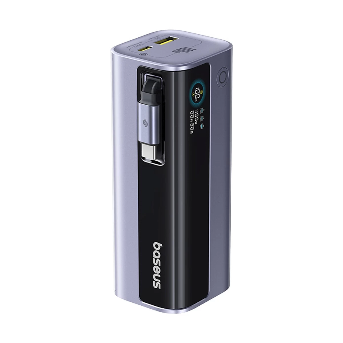 powerbank 10000 Mah energeek Gr11 Su Ištraukiamu Laidu 100 W - Pilka