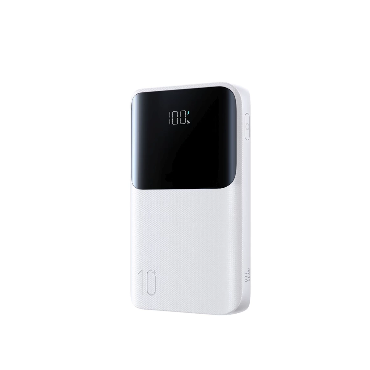 Powerbank 10000mah 22,5w Usb-a Usb-c Su Ekranu Jr-qp191 Mini - Baltas