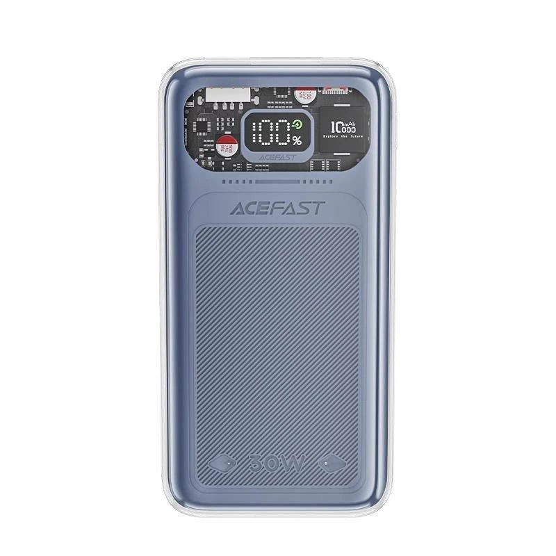 Powerbank 10000mah Sparkling Series Greito įkrovimo 30w Pilka