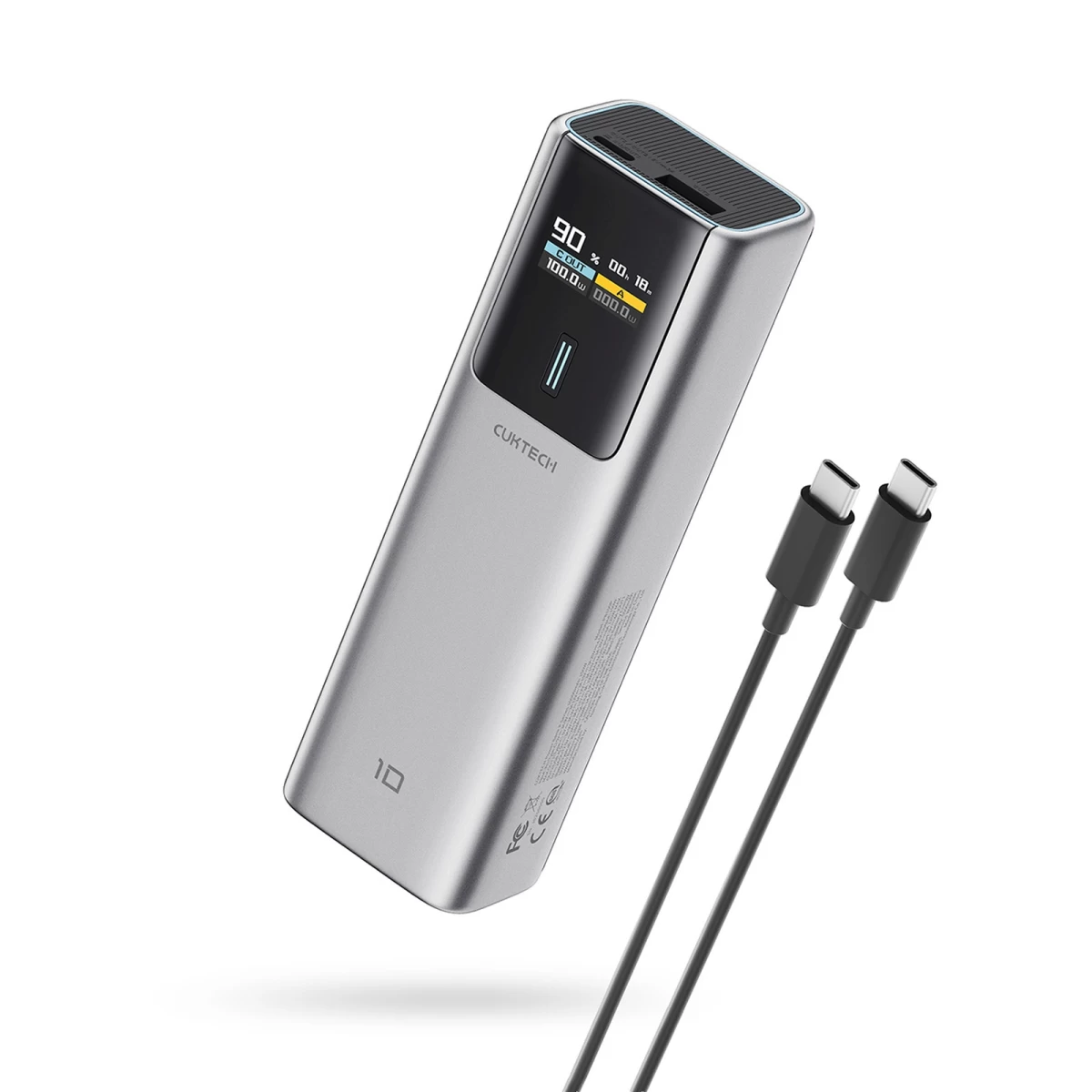 Powerbank 10000mah Usb-c Usb-a 150w - Pilkas