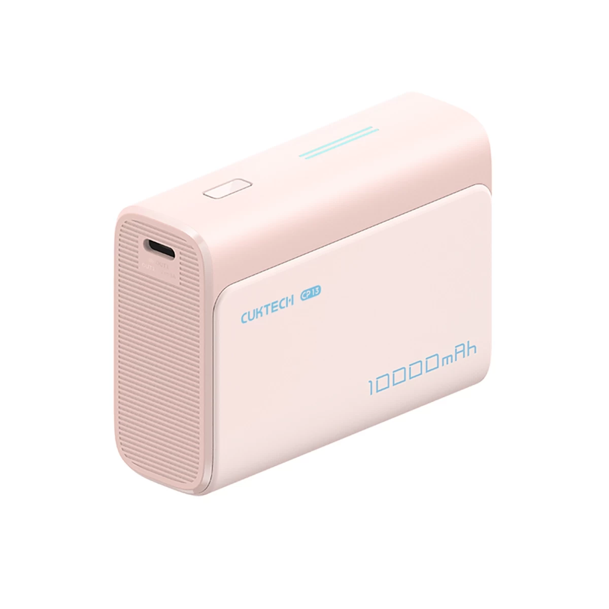 Powerbank 10000mah Usb-c Usb-a 30w - Rožinis