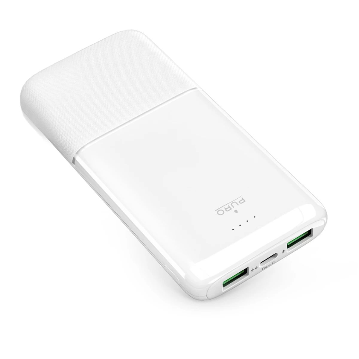 Powerbank 10000mah Usba Usb-c 22,5w - Baltas