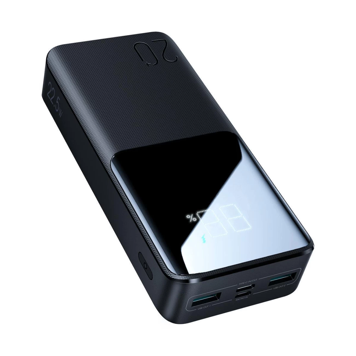 Powerbank 20000mah 22.5w Pd Qc3.0 Afc Juodas