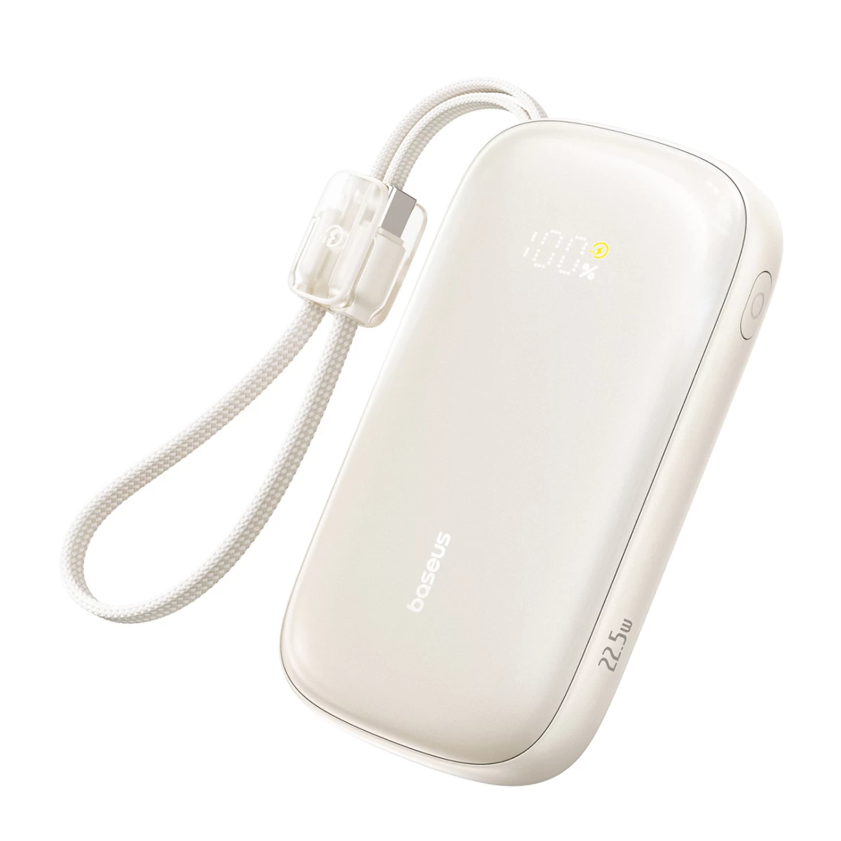 Powerbank 20000mah 22,5w Su Ekranu Ir Laidu enerfill Fc21 Qpow 3 Ultra - Smėlio Spalvos
