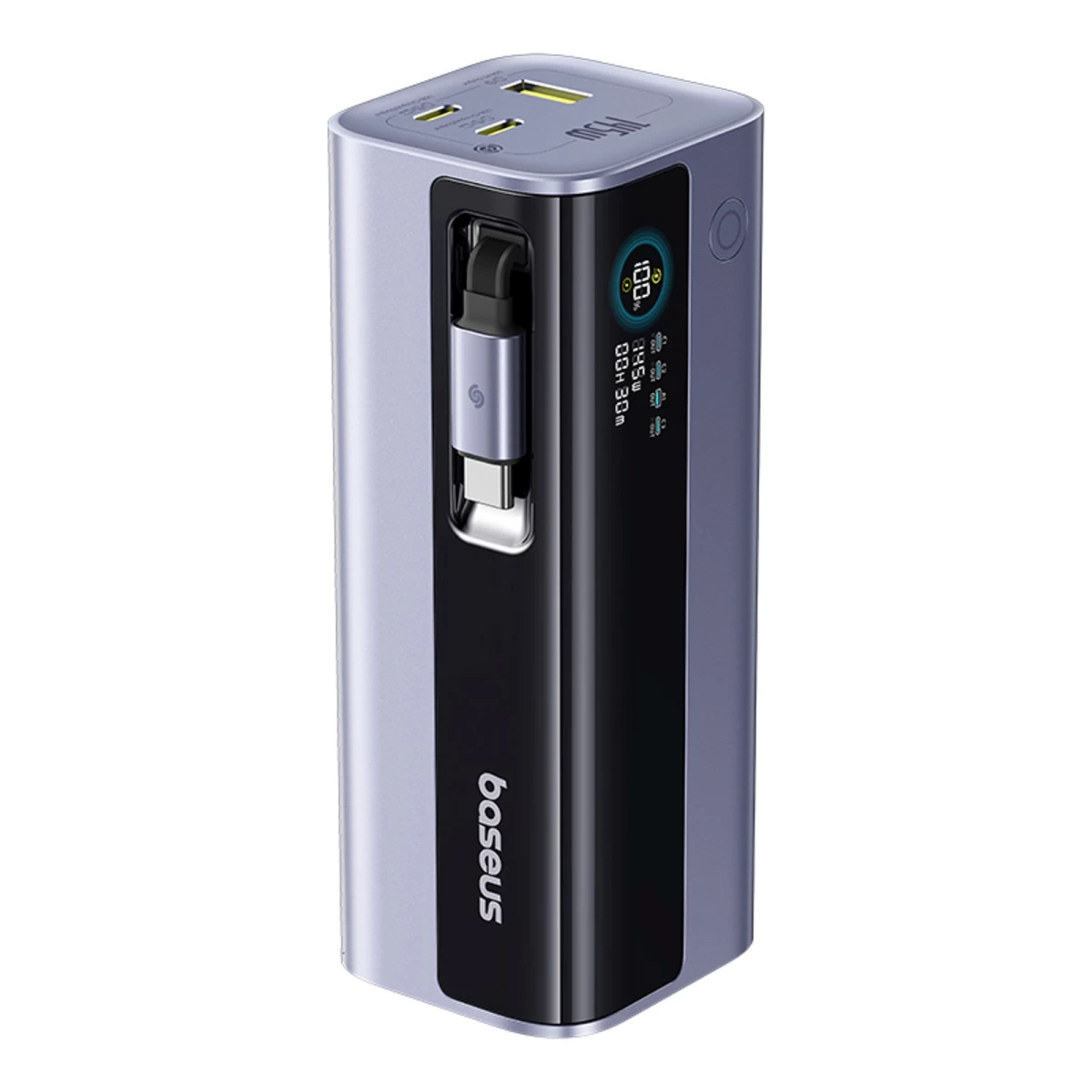 Powerbank 20000mah Energeek Gr11 Su Ištraukiamu Laidu 145w - Pilkas