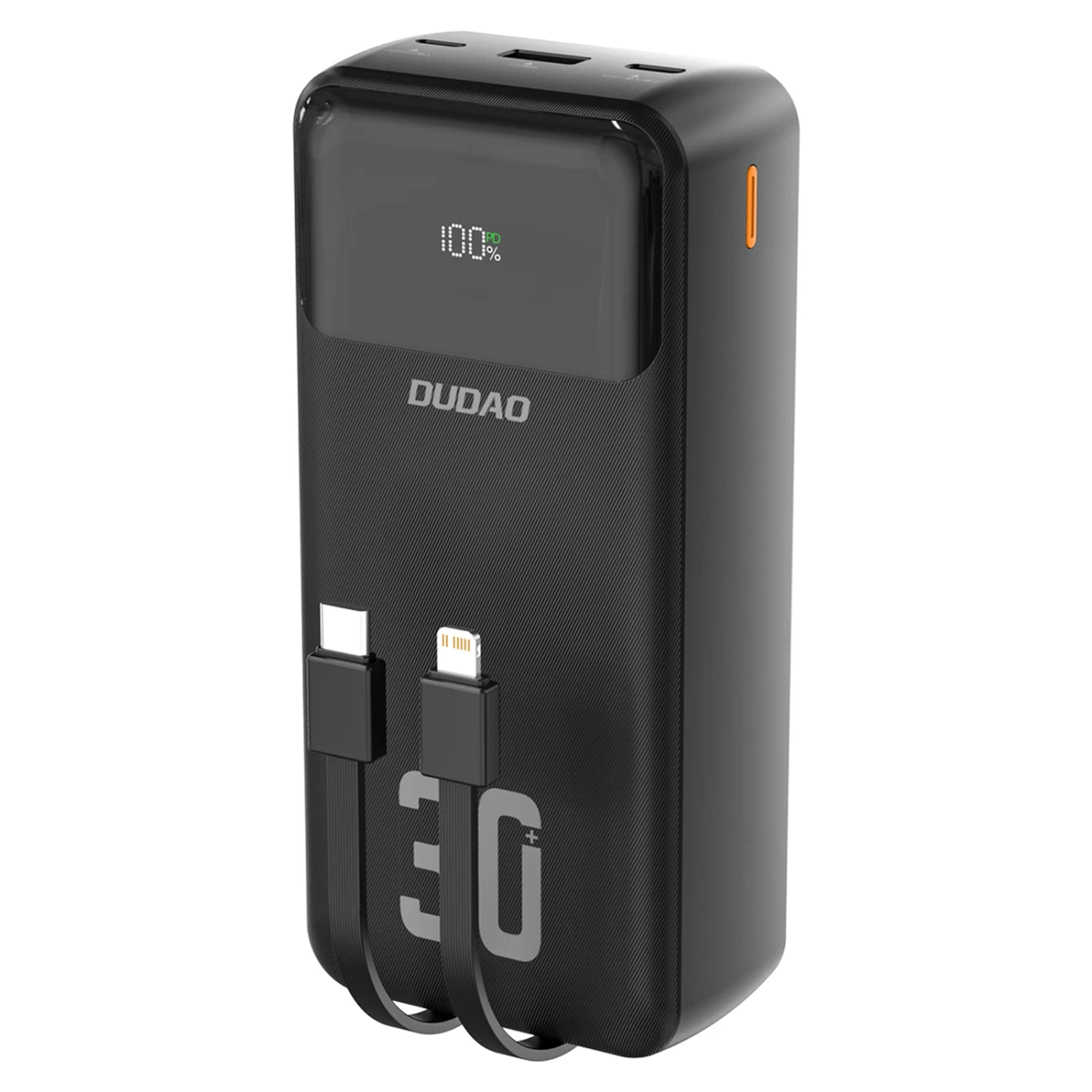 Powerbank 30000 Mah Su Integruotu Pd Laidu 22,5 W - Juodas