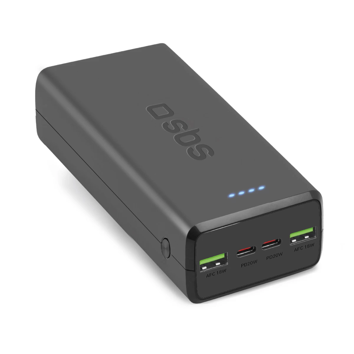 Powerbank 30000 Mah Usb-c Usb-a - Juodas