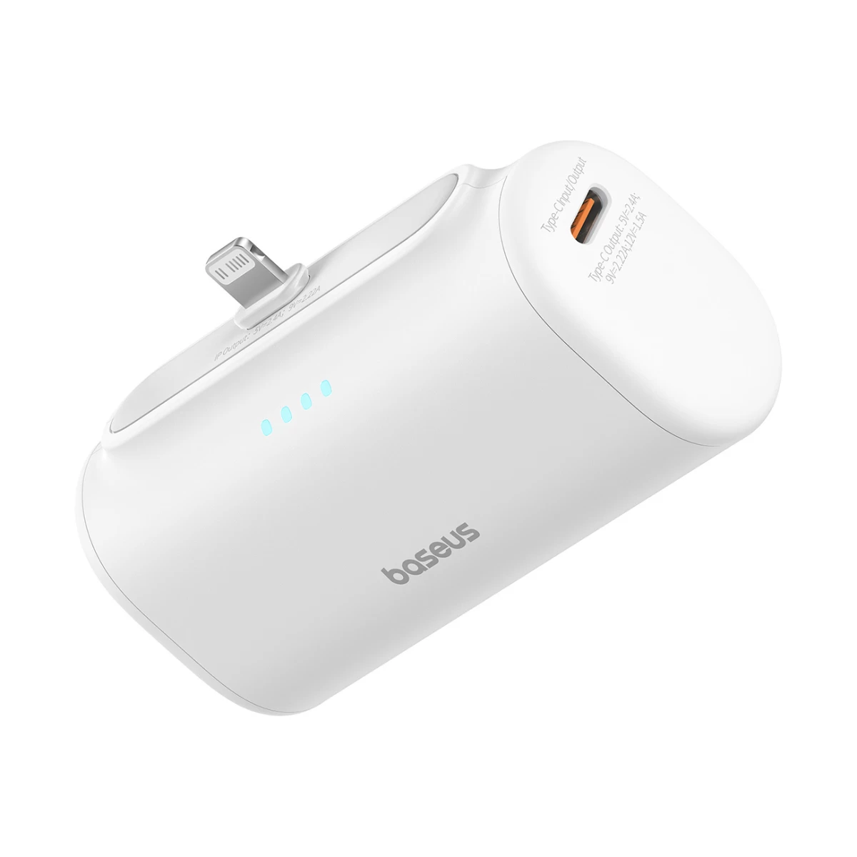 powerbank 5000 Mah iphone Lightning Usb-c Compact 20w - Baltas