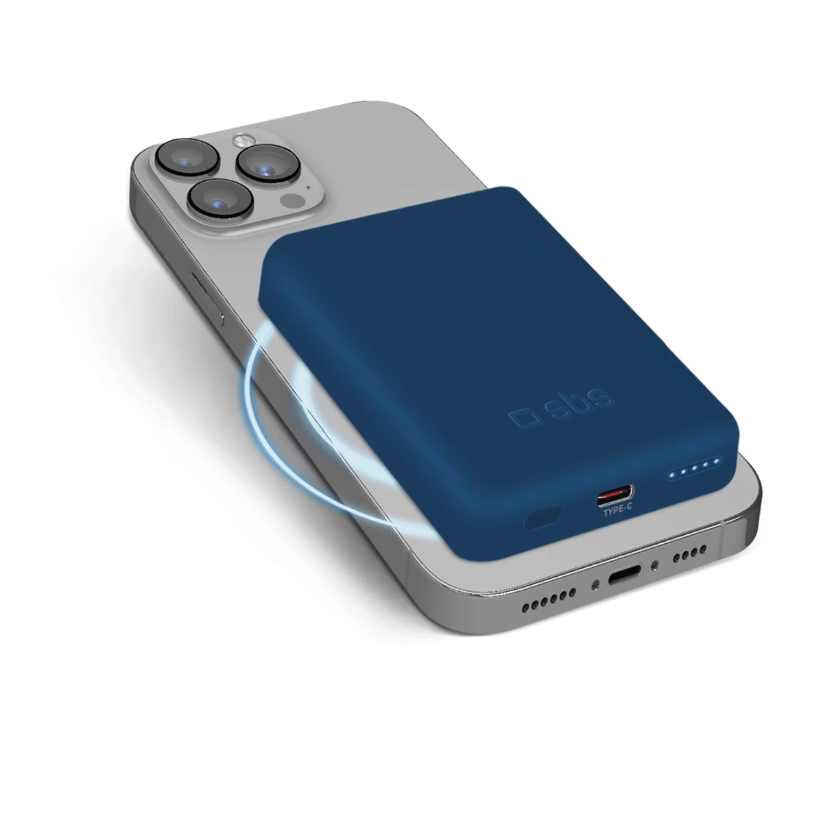 Powerbank 5000 Mah Magsafe - Mėlynas