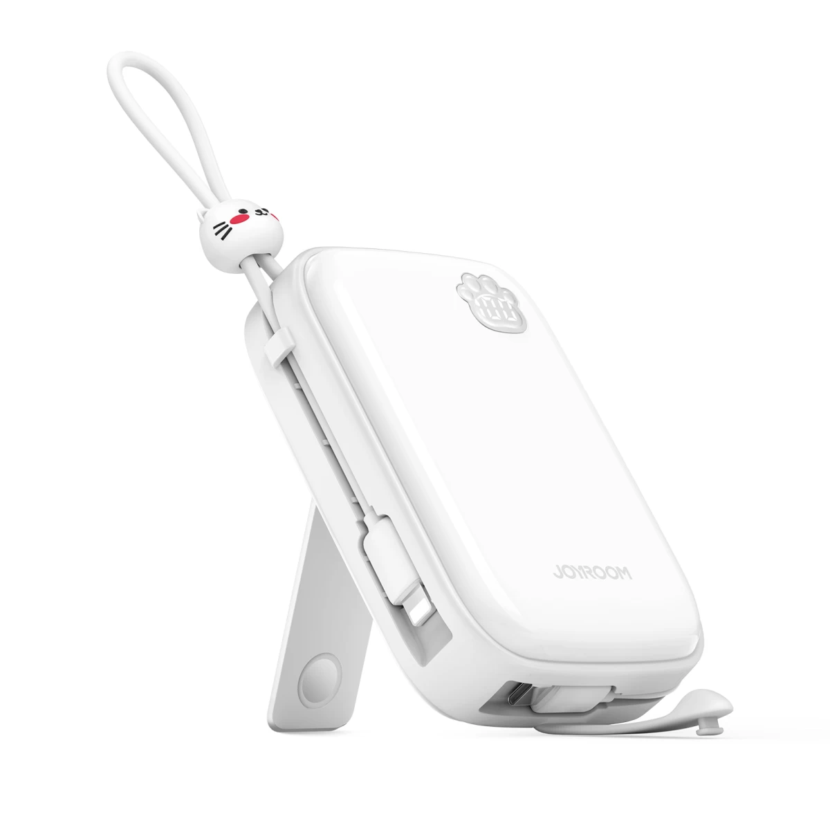 Powerbank Cutie Series 22.5w 20000mah Su Stovu Usb-a Usb-c Iphone Baltas