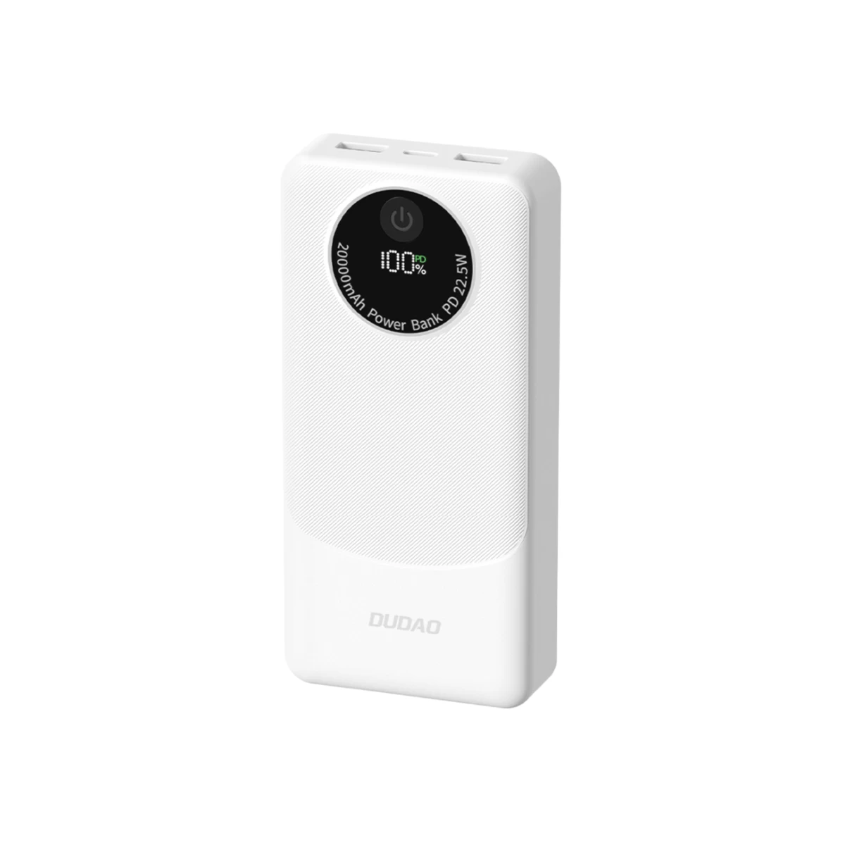 Powerbank K12 10000mah Usb-a Usb-c Pd22,5w - Baltas