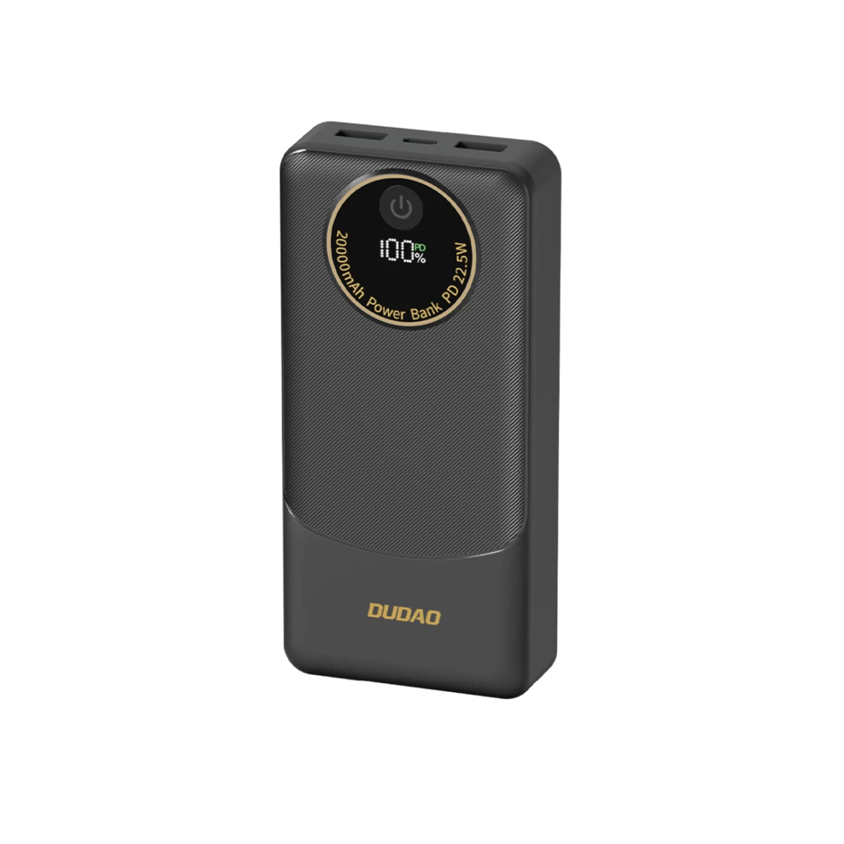 Powerbank K12 10000mah Usb-a Usb-c Pd22,5w - Juodas