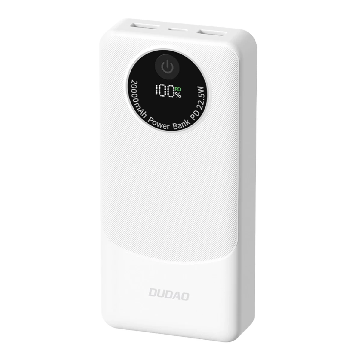Powerbank K12pro 20000mah 22,5w Pd Usb-a Usb-c - Baltas
