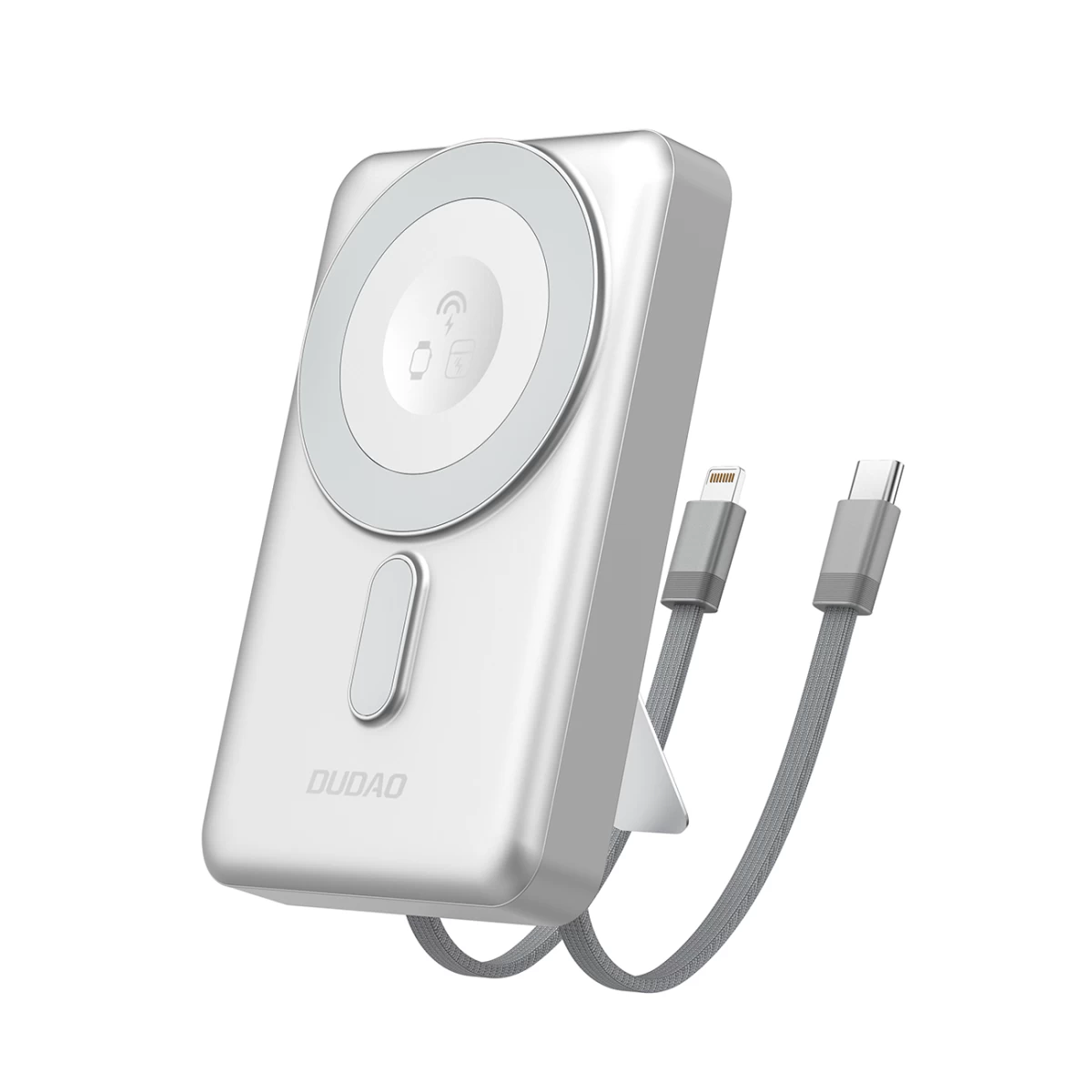 powerbank K29 10000 Mah magsafe Metalinis Dėklas Usb-c iphone lightning Pd 20 W Laidas - Sidabrinis powerbank K29 10000 Mah magsafe Metalinis Dėklas Usb-c iphone lightning Pd 20 W Laidas - Sidabrinis