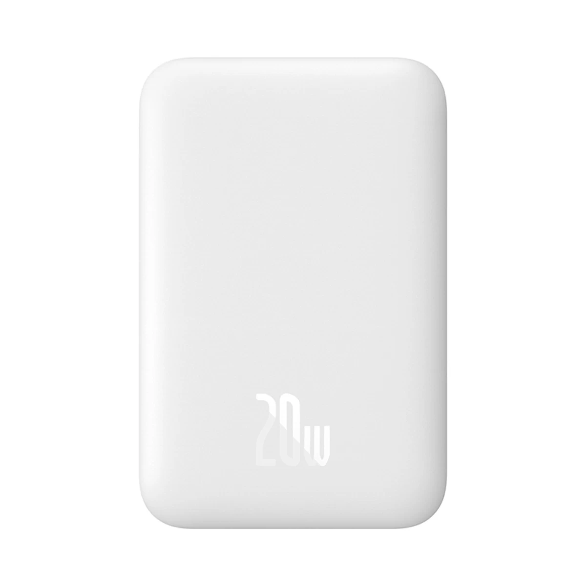 powerbank Magnetinis 6000 Mah 20w airpow Su Laidu baseus Simple Usb-c - Usb-c 30 Cm - Baltas