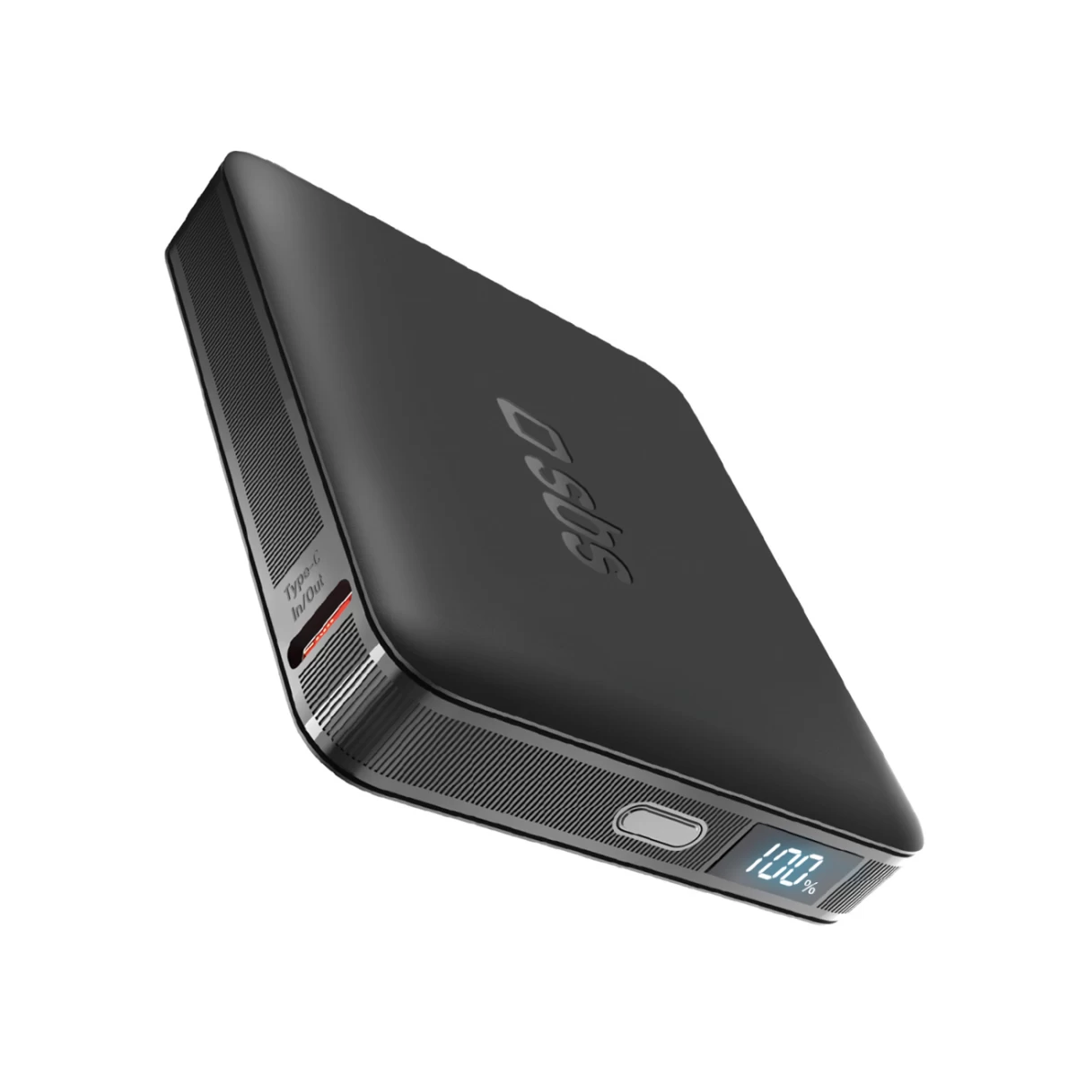 Powerbank Su Lcd Ekranu 5000 Mah Usb-c 10w - Juodas