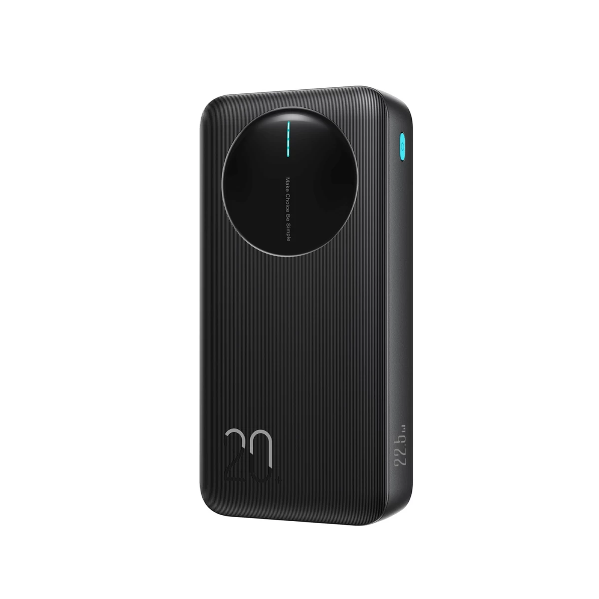 Powerbankas Su Skaitmeniniu Ekranu 20000 Mah Usb-a Usb-c 22,5 W - Juodas