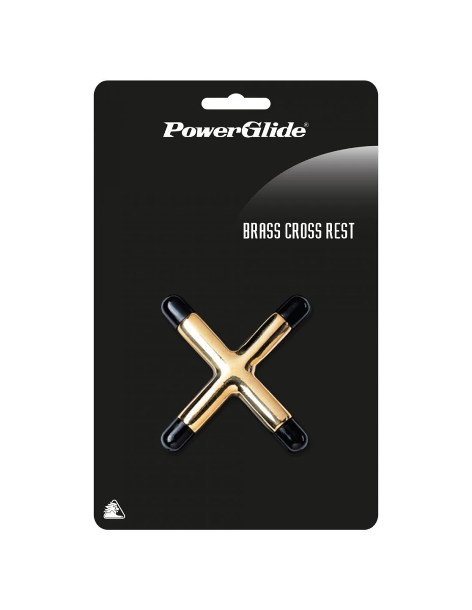 PowerGlide pagalbinis antgalis Cross Rest (žalvarinis)