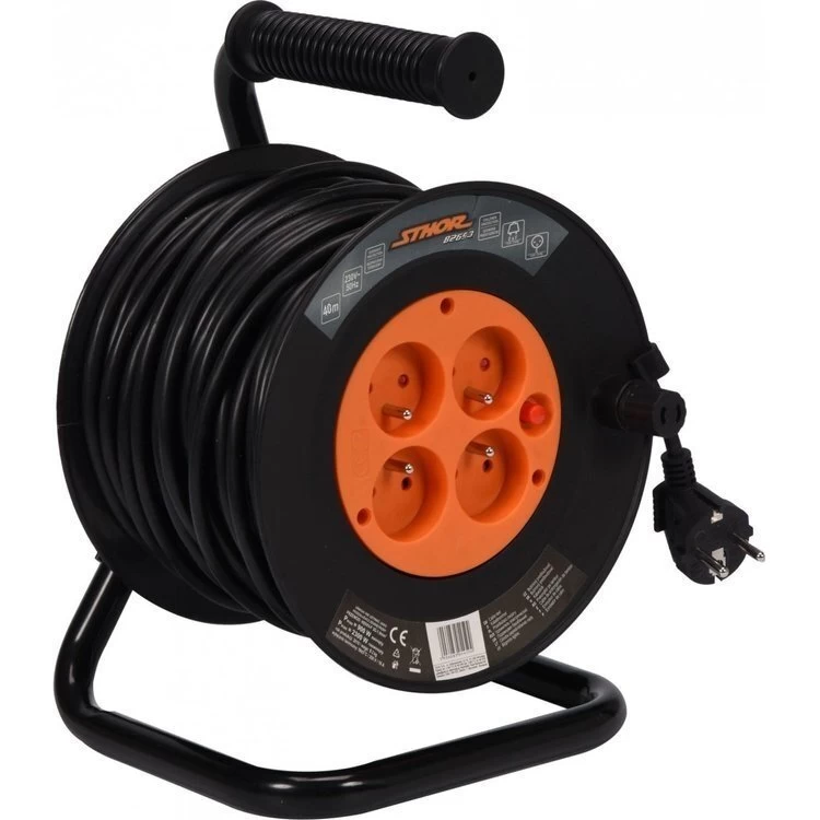 Prailgintuvas STHOR 82693 | H05VV-F | ritė | 4 lizdai | 2300W | 40M