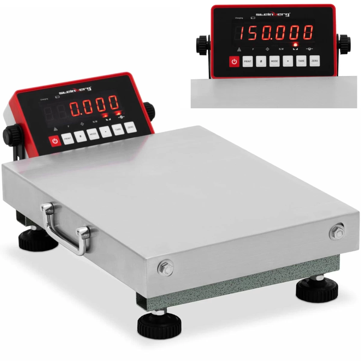 Pramoninės Platforminės Svarstyklės 30 X 40 Cm 150 Kg / 0,04 Kg Pramoninės Platforminės Svarstyklės 30 X 40 Cm 150 Kg / 0,04 Kg