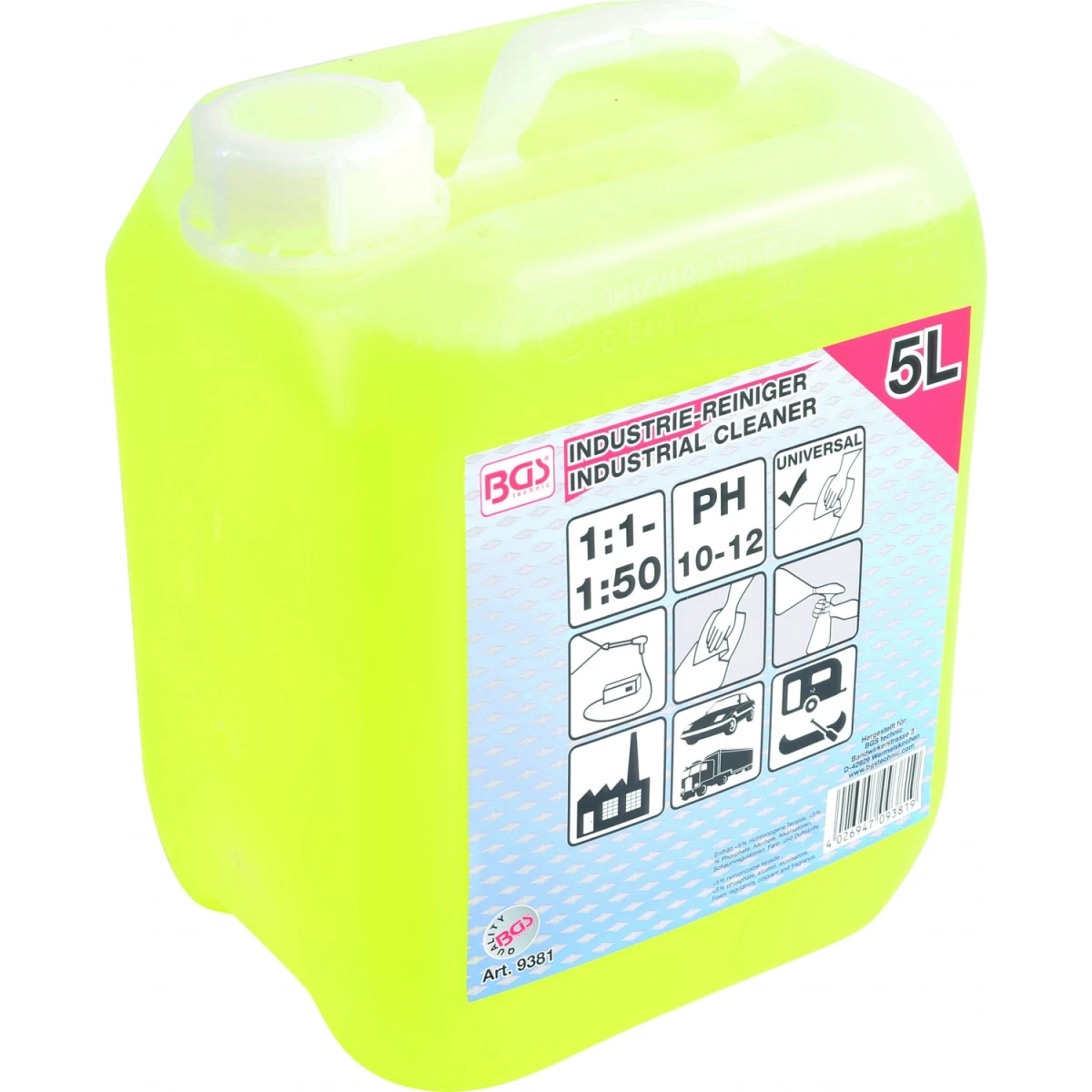 Pramoninis valiklis, 5L (9381)