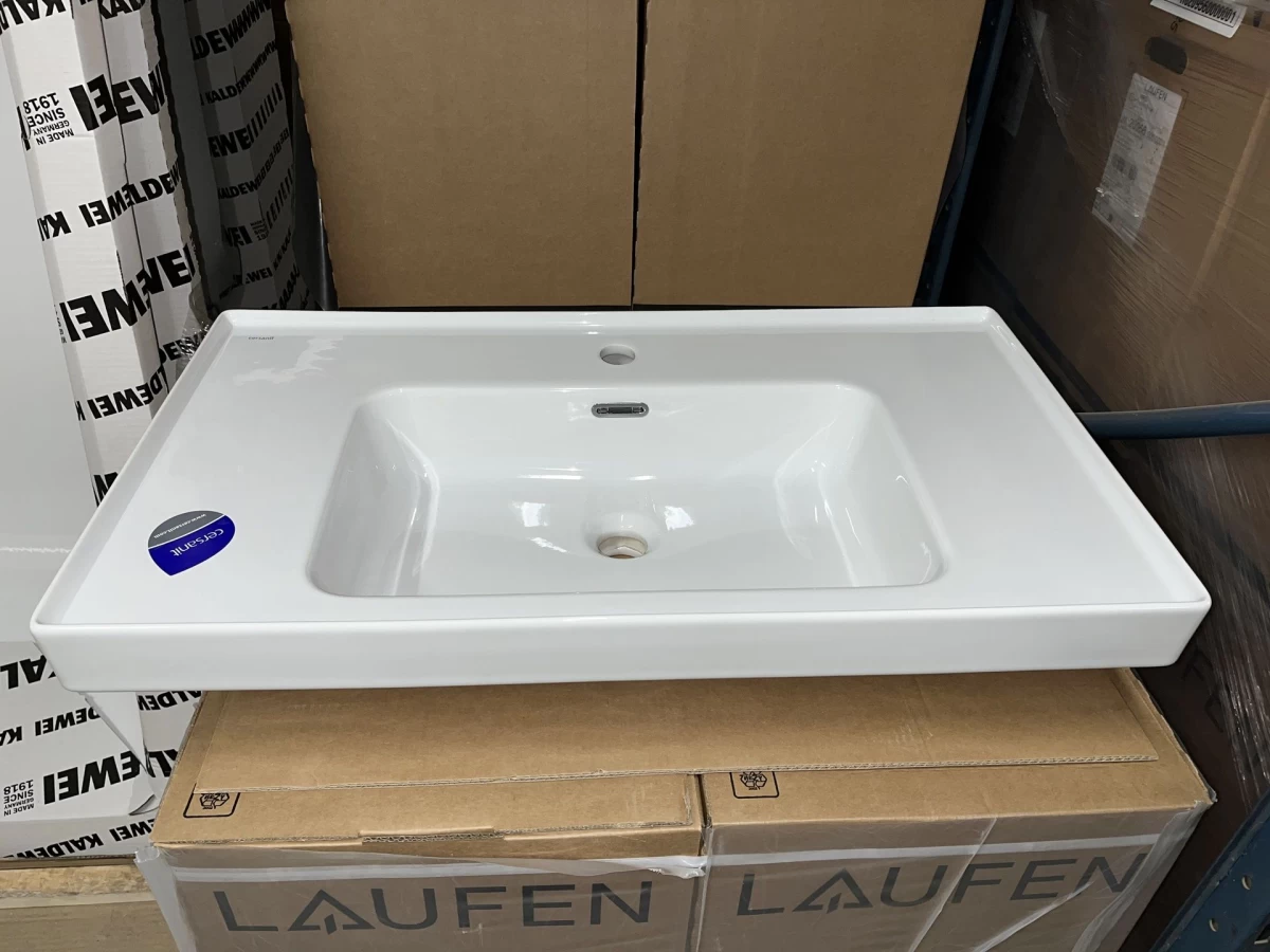 Praustuvas baldinis CREA 80x45 cm, baltas K114-017