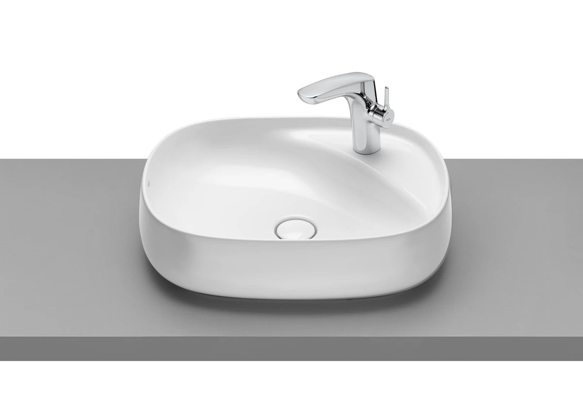 Praustuvas-dubuo BEYOND 585x455x160 mm, su dugno vožtuvu, mat. baltas A3270B8620