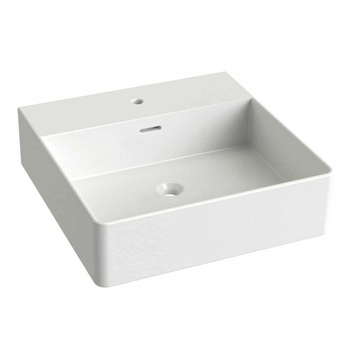 Praustuvas Kame Quadro 42 cm baltas WB424212