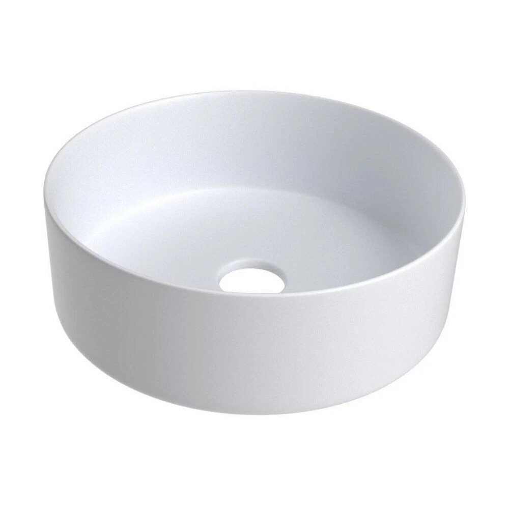 Praustuvas Kame Tondo Round 35 cm matinis baltas WB353512MW