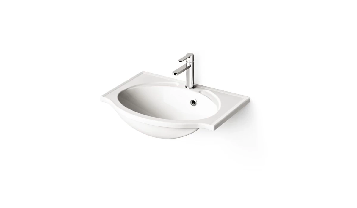 Praustuvas PAA Delta, baltas, 60 cm